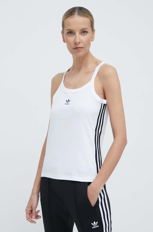 adidas Originals top 3-Stripe Tank regular biały IR6914