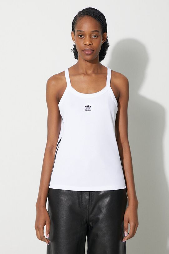 adidas Originals top 3-Stripe Tank round neck white IR6914