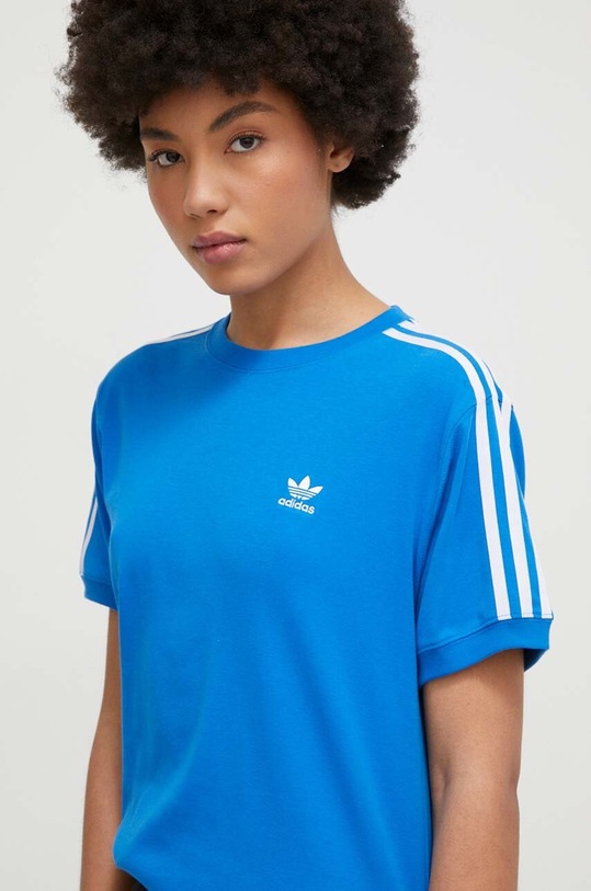 adidas Originals tricou imprimeu albastru IR8049