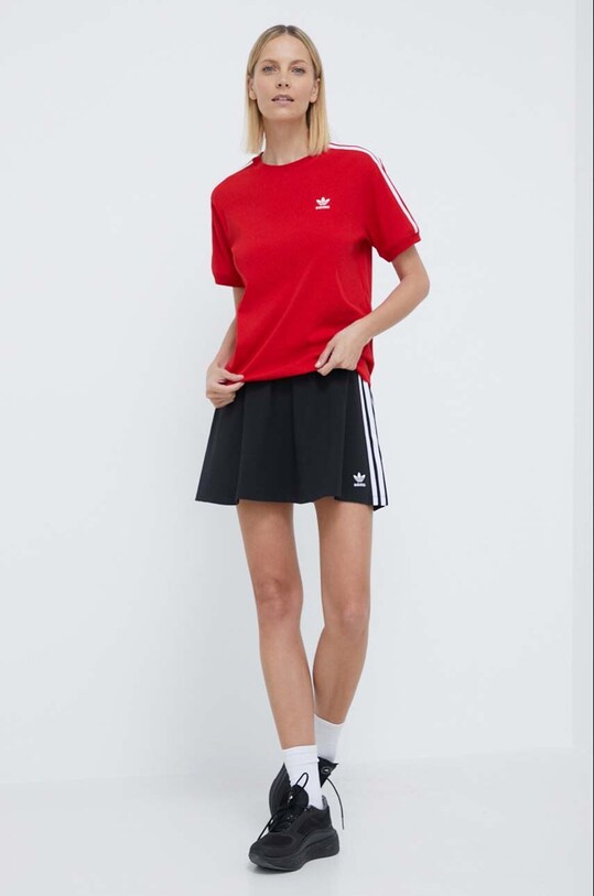 Тениска adidas Originals 3-Stripes Tee IR8050 червен SS25