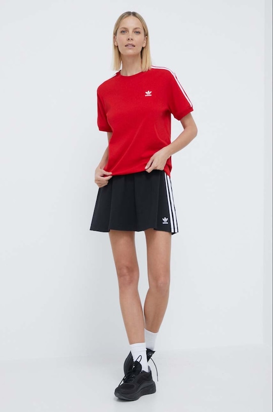 Tričko adidas Originals 3-Stripes IR8050 červená SS25