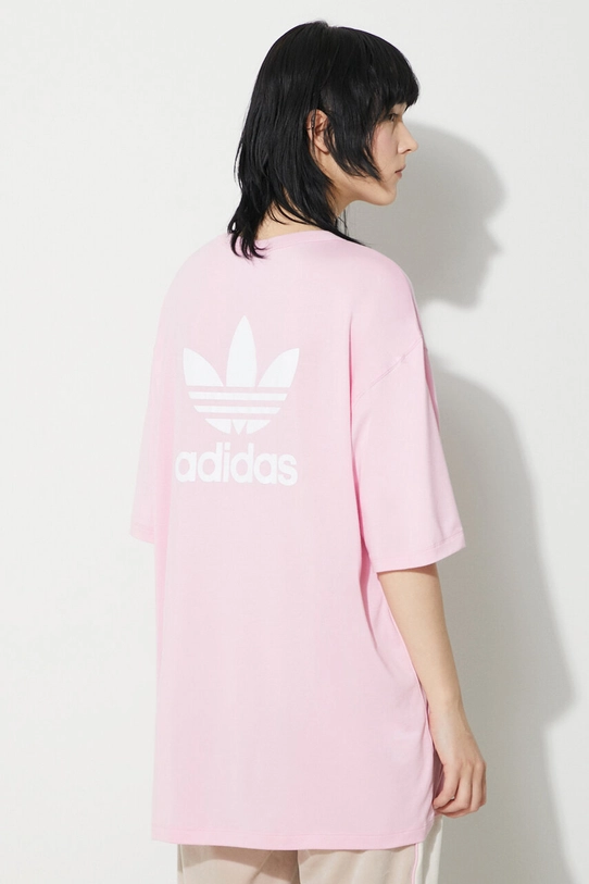 adidas Originals t-shirt Trefoil Tee rilassato rosa IR8067