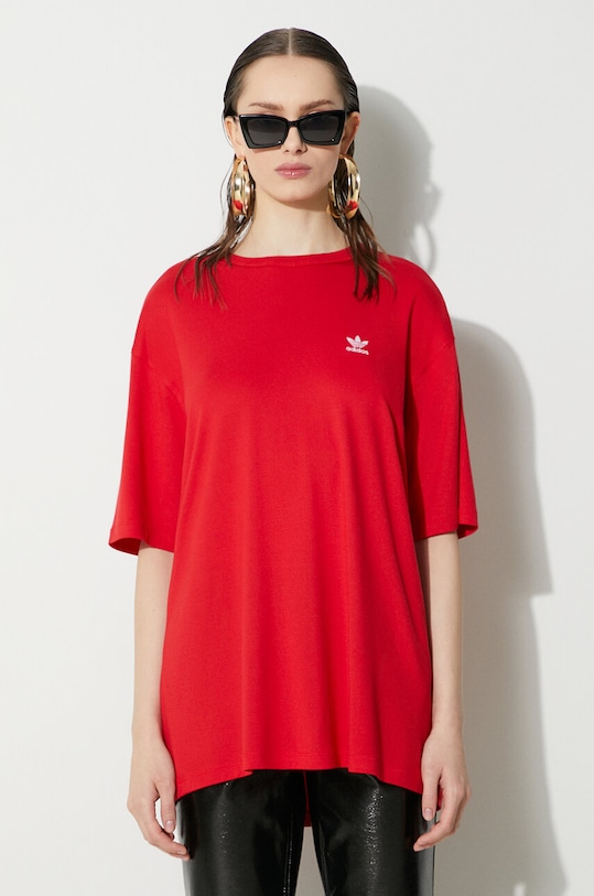 Majica kratkih rukava adidas Originals Trefoil Tee crvena IR8069