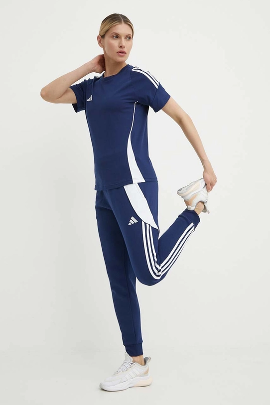 Футболка для тренинга adidas Performance Tiro 24 IR9354 тёмно-синий SS24