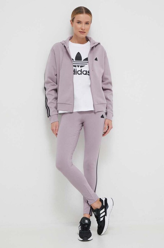 adidas Originals tricou Trefoil IR9534 bej SS25