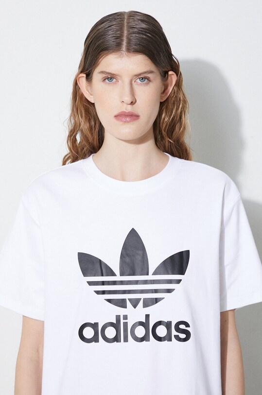 adidas Originals t-shirt Trefoil IR9534 beżowy