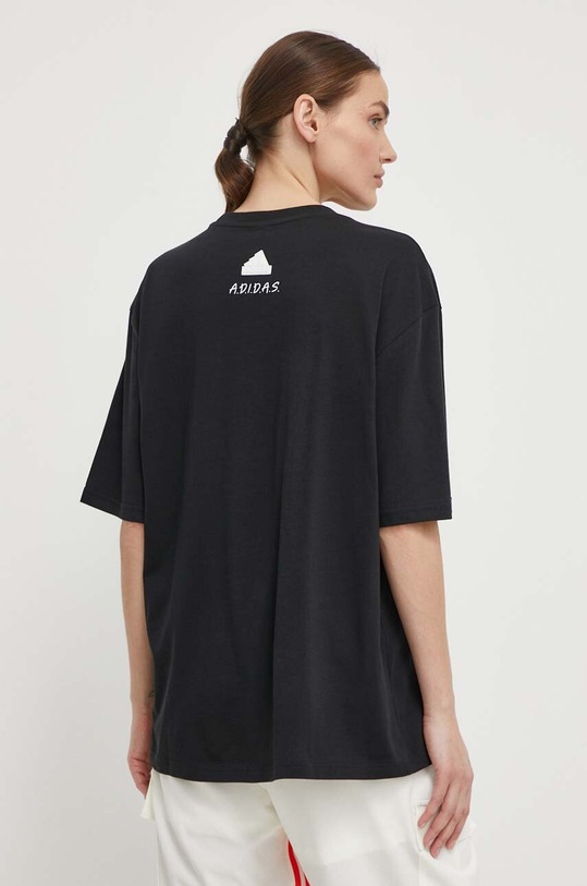 Одяг Бавовняна футболка adidas IS1240 чорний