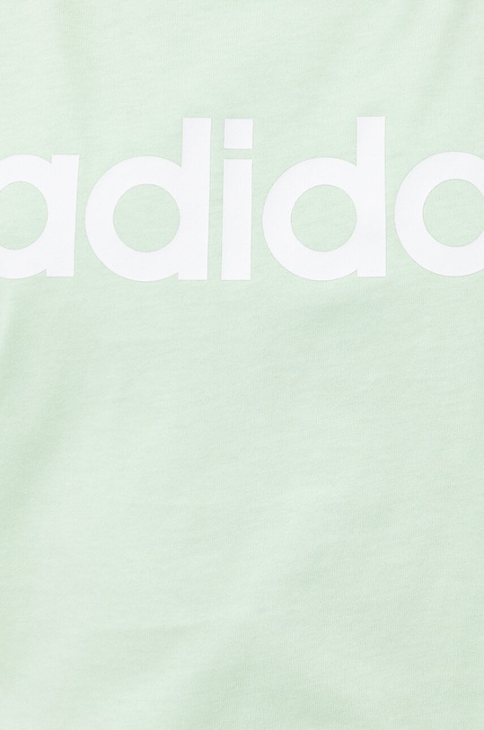 Хлопковый топ adidas IS2089 зелёный