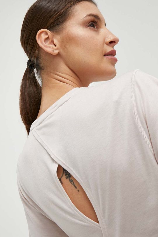 adidas Performance tricou yoga Studio roz IS2965