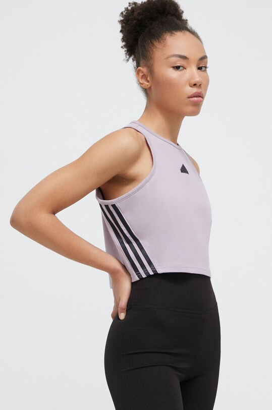 Топ adidas щампа виолетов IS3636
