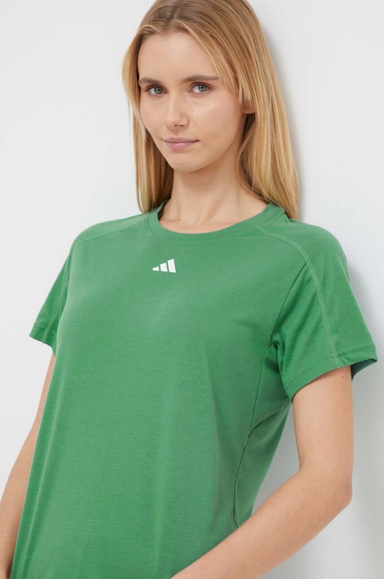 adidas Performance t-shirt treningowy Training Essentials regular zielony IS3958