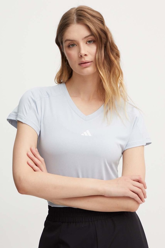 Футболка для тренинга adidas Performance Training Essentials slim голубой IS3965