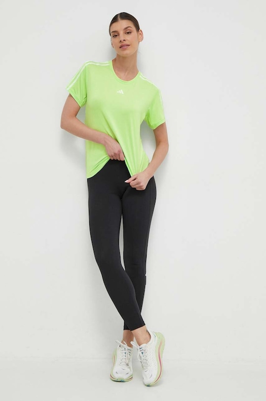 adidas Performance t-shirt treningowy Training Essentials IS4213 zielony SS24