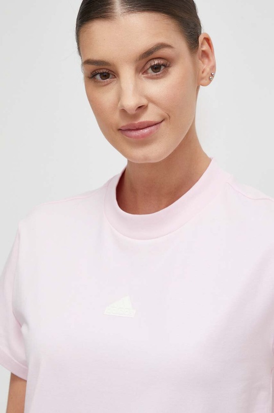Tričko adidas dámsky, ružová farba, IS4288 | ANSWEAR.sk