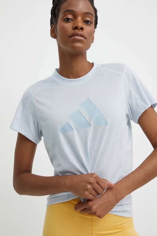 adidas Performance t-shirt treningowy Training Essentials z elastanem niebieski IT0548