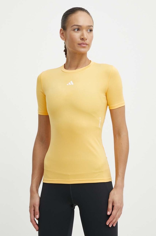 adidas Performance tricou de antrenament Techfit uni galben IT6727