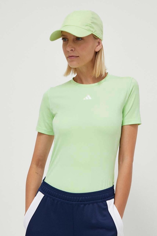 adidas Performance t-shirt treningowy Techfit z elastanem zielony IT6742