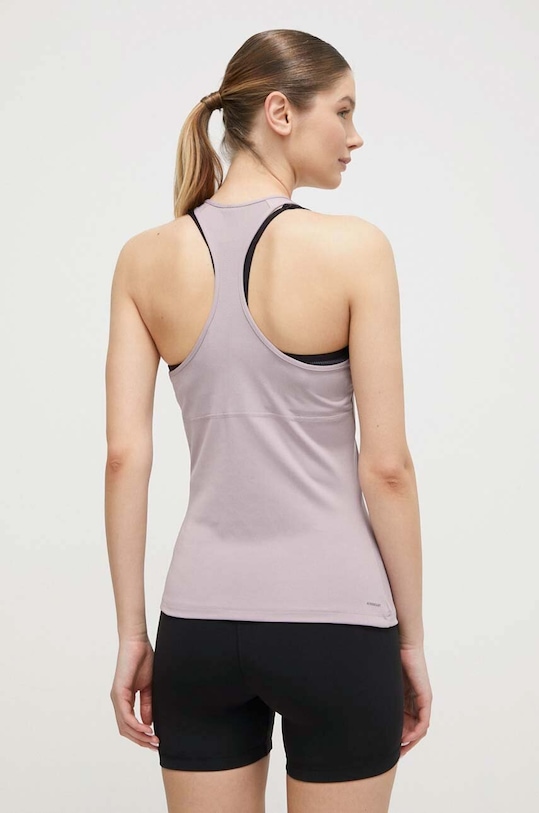 Odzież adidas Performance top treningowy Techfit IT9182 fioletowy