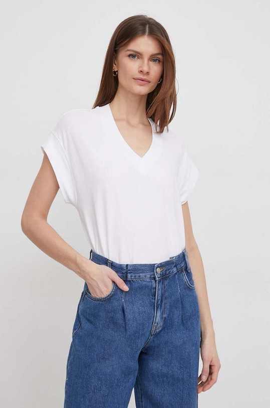 Tričko Joop! V výstřih bílá 30041672