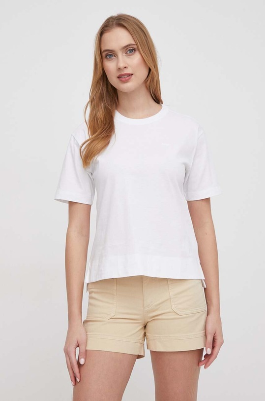 Joop! t-shirt bawełniany bawełna biały 30040356