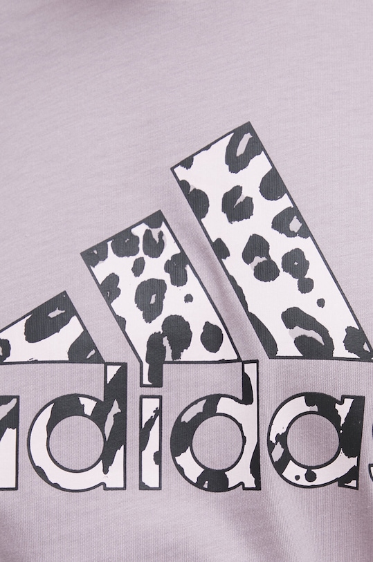 adidas pamut póló IV9377 lila
