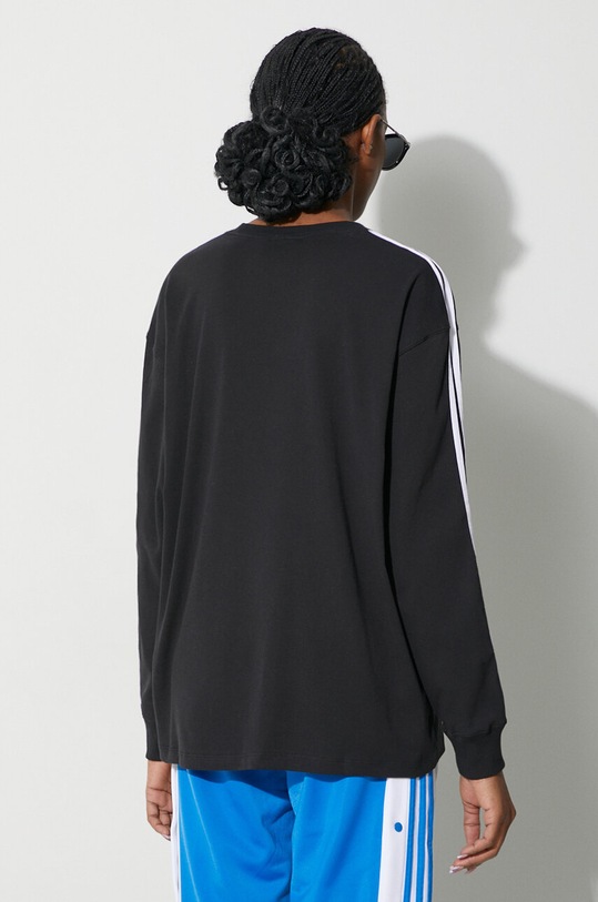 Одежда Лонгслив adidas Originals 3-Stripes Longsleeve IU2412 чёрный