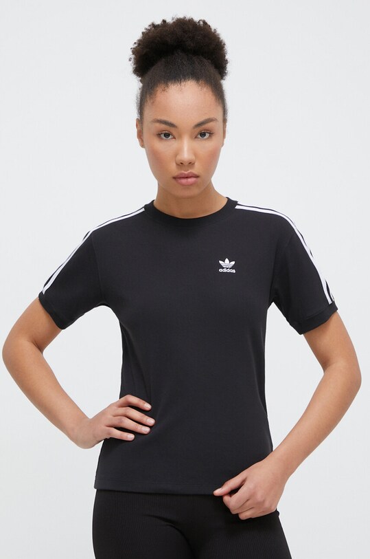 Тениска adidas Originals 3-Stripes черен IU2420