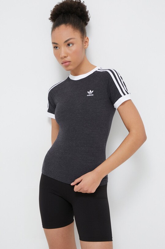 adidas Originals tricou melanj gri IU2429