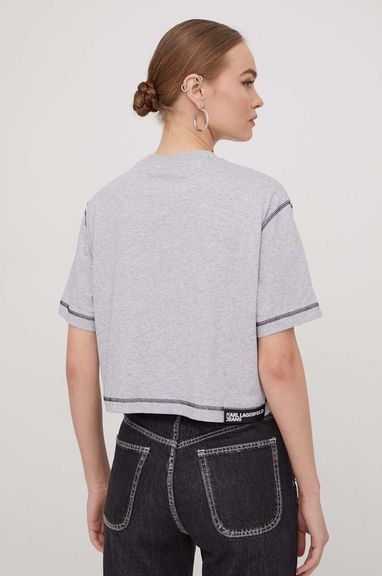 Odzież Karl Lagerfeld Jeans t-shirt bawełniany 240J1702 szary