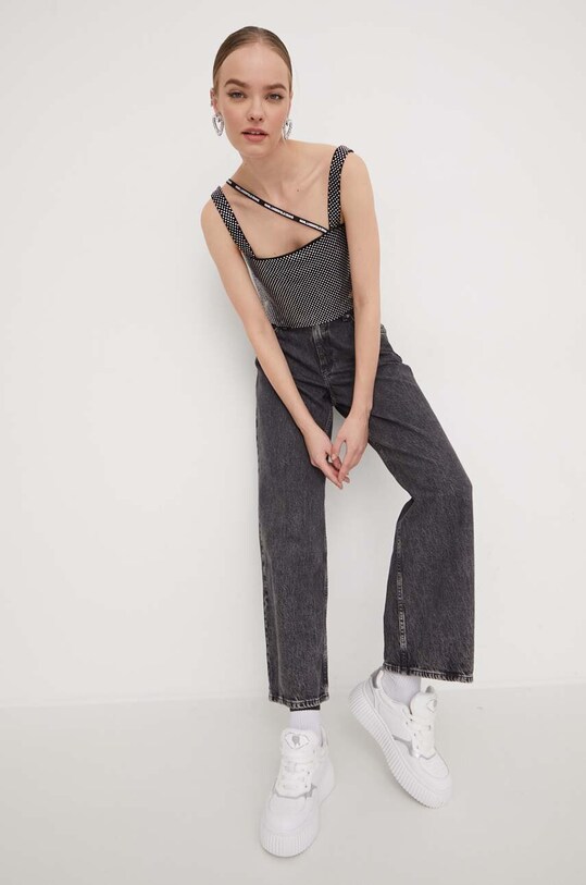Top Karl Lagerfeld Jeans 240J1606 μαύρο SS24