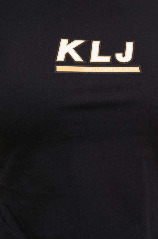 Karl Lagerfeld Jeans t-shirt bawełniany 240J1704 czarny
