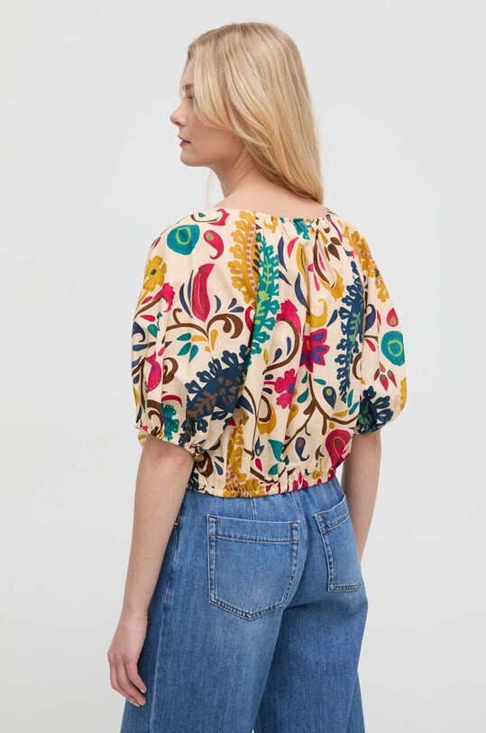 Îmbrăcăminte Luisa Spagnoli bluza din bumbac 541006. multicolor