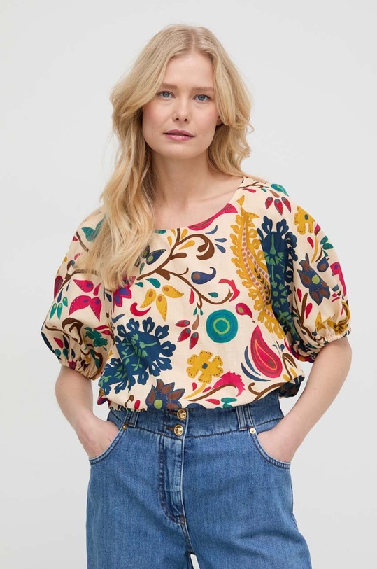 Bavlnená blúzka Luisa Spagnoli viacfarebná 541006.