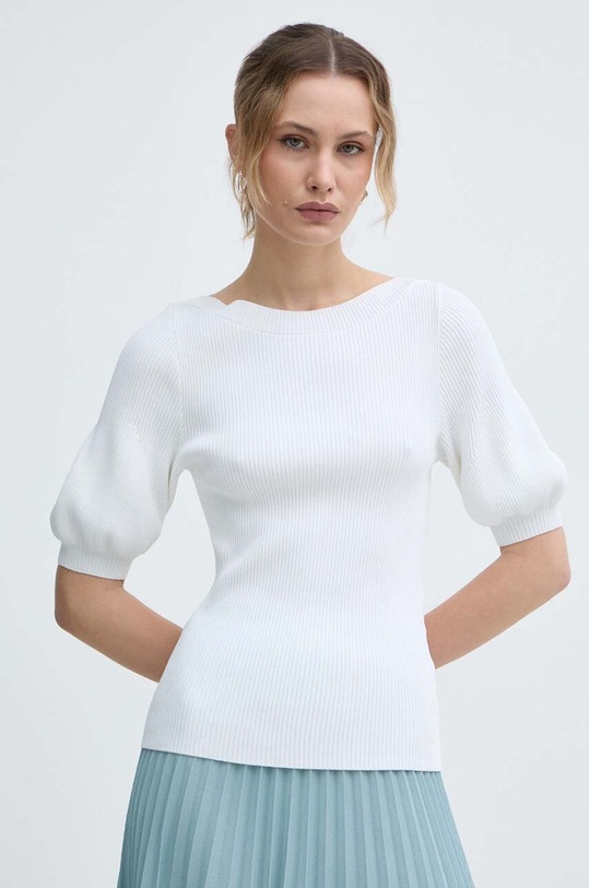 Luisa Spagnoli t-shirt slim bianco 58272.