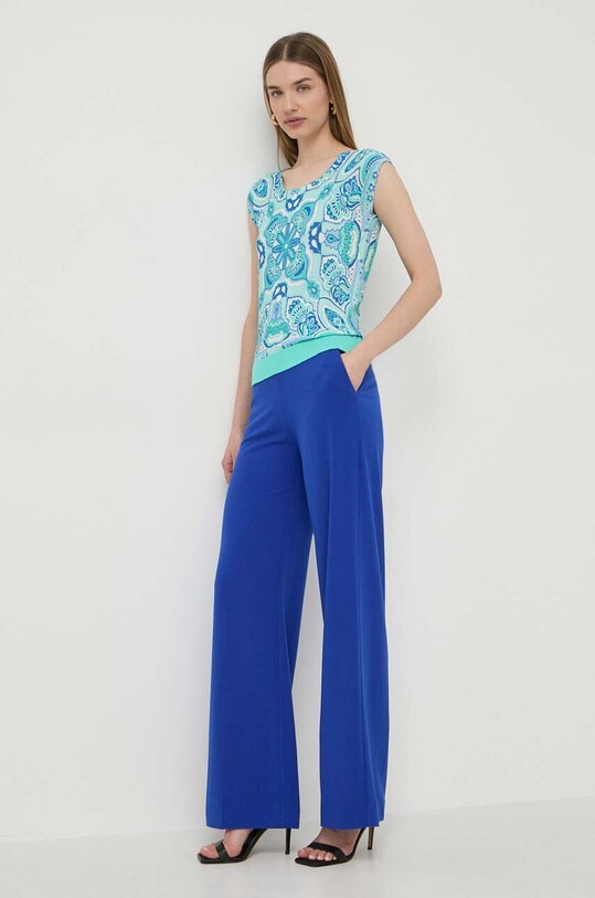 Luisa Spagnoli tricou 58243 verde SS24