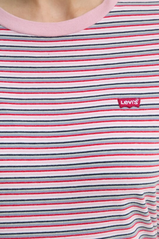 Levi's t-shirt bawełniany 39185 różowy