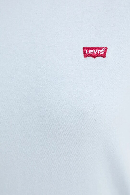 Levi's t-shirt bawełniany 39185 niebieski