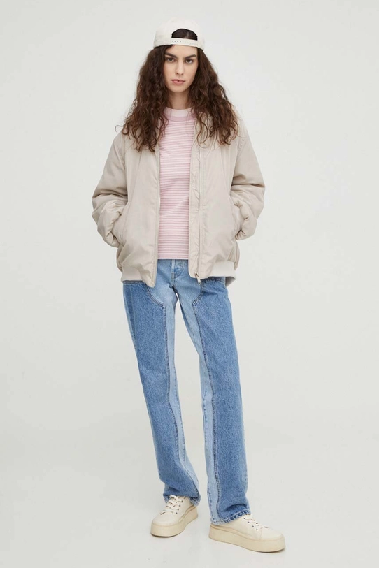 Pamučna majica Levi's 39185 roza AW24