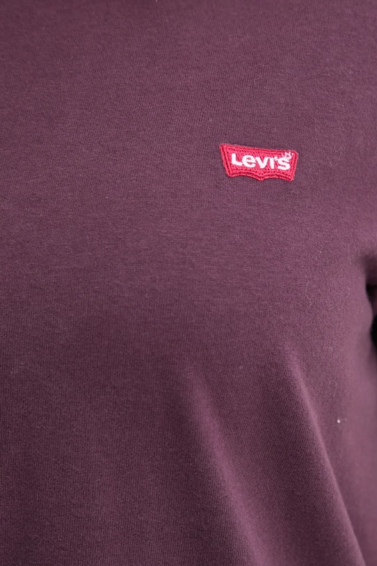 Bavlněné tričko Levi's 39185 fialová