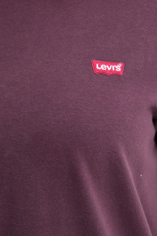 Levi's t-shirt bawełniany 39185 fioletowy