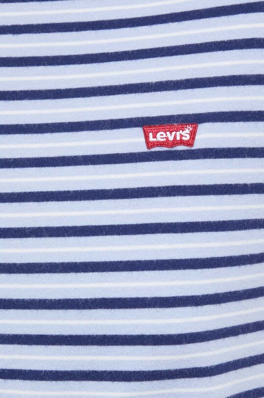 Bavlnené tričko Levi's 39185 modrá