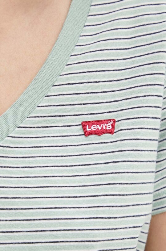 Levi's t-shirt bawełniany 85341 zielony