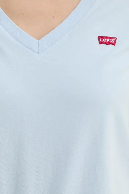 Памучна тениска Levi's 85341 син