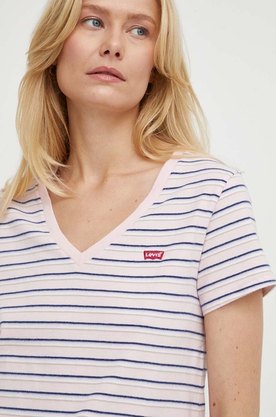 Bavlněné tričko Levi's vícebarevná 85341