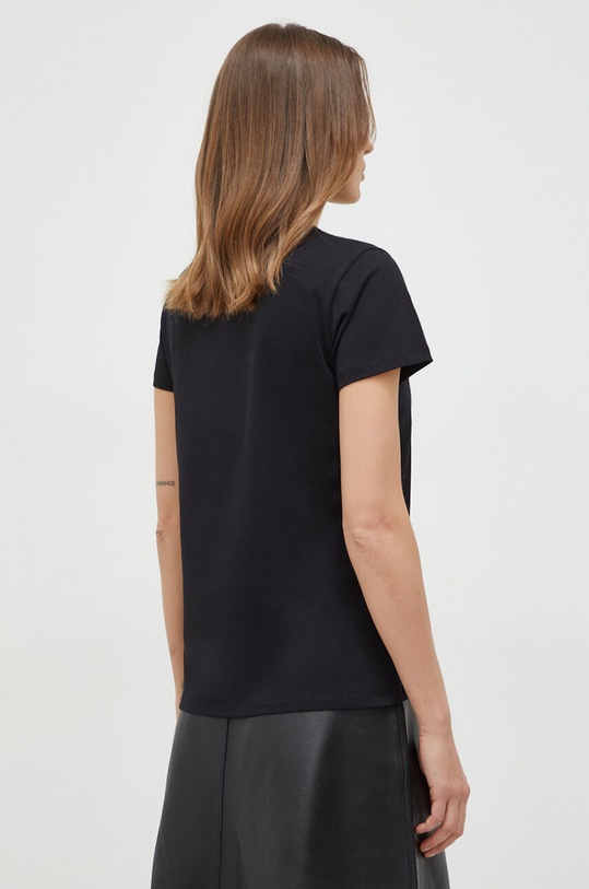 Odzież Karl Lagerfeld t-shirt bawełniany 240W1714 czarny