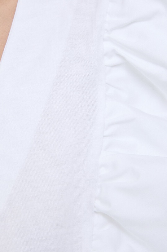 Karl Lagerfeld bluzka bawełniana 240W1703 biały