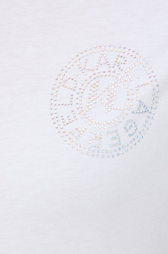 Karl Lagerfeld t-shirt bawełniany 240W1701 biały