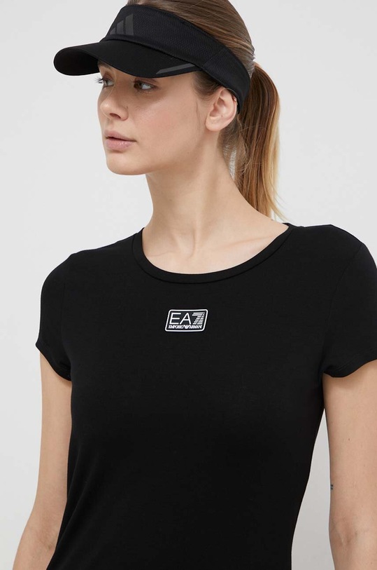 Tričko EA7 Emporio Armani černá 3DTT17.TJKUZ
