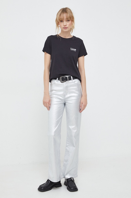 Levi's tricou din bumbac 17369.2435 negru SS24