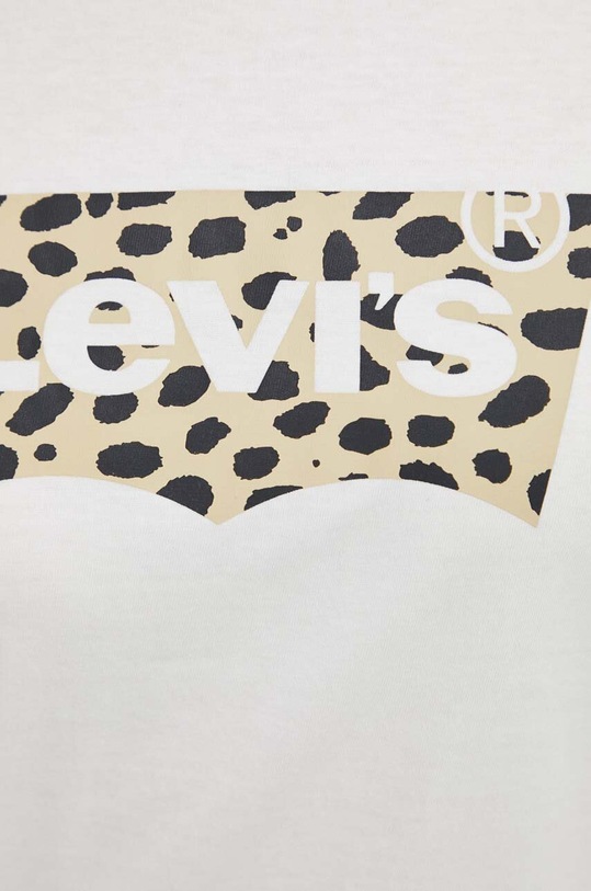 Βαμβακερό μπλουζάκι Levi's 17369.2436 μπεζ